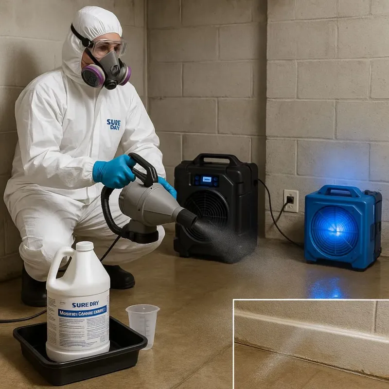 Sanitization and Odor Removal process in Monongah, WV